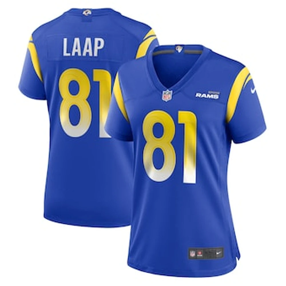 Women's Nike JJ Laap  Royal Los Angeles Rams Game Jersey