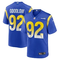 Men's Nike Anthony Goodlow  Royal Los Angeles Rams Game Jersey