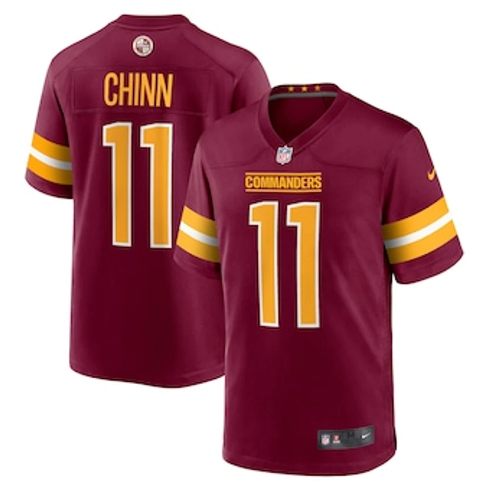 Men's Nike Jeremy Chinn  Burgundy Washington Commanders Game Jersey