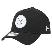 Men's New Era Black New York Yankees 9FORTY A-Frame Adjustable Hat