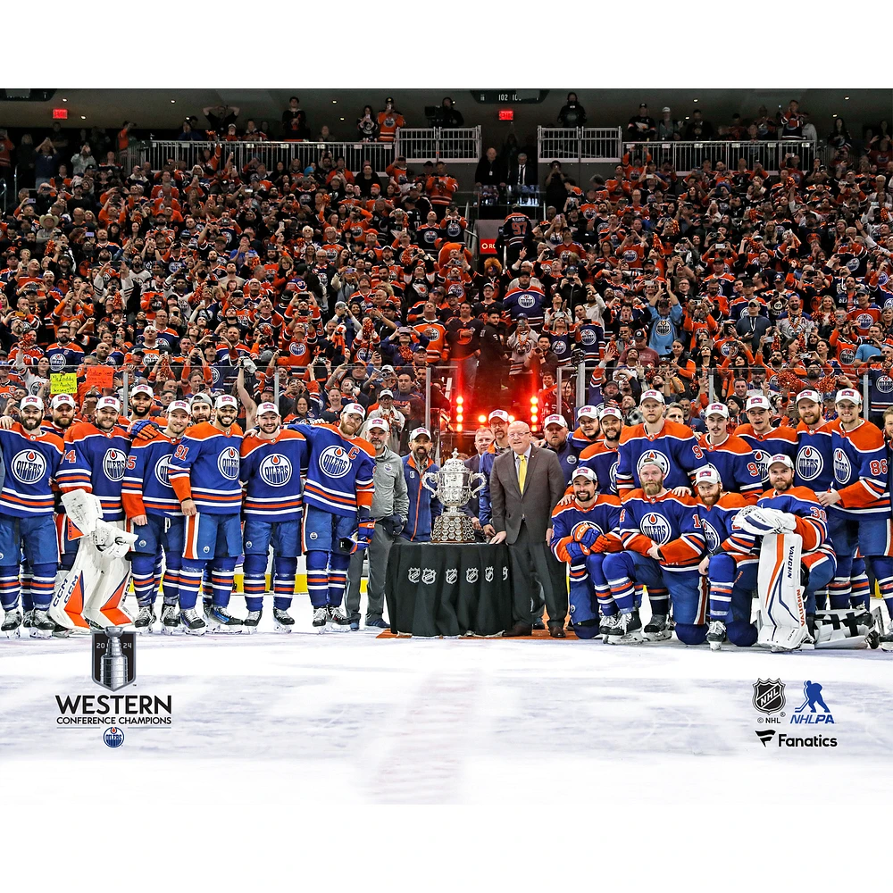 Edmonton Oilers 2024 Western Conference Champions Photograph