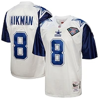 Men's Mitchell & Ness Troy Aikman White Dallas Cowboys 1994 Authentic Throwback Retired Player Jersey