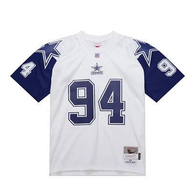 Men's Mitchell & Ness Charles Haley White Dallas Cowboys 1994 Alternate Legacy Replica Jersey