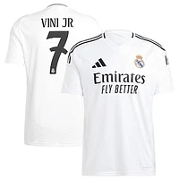 Men's adidas Vini Jr. White Real Madrid 2024/25 Home Replica Player Jersey