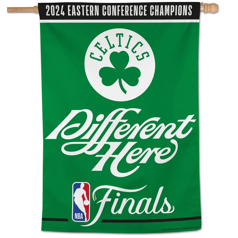 WinCraft Boston Celtics 2024 Eastern Conference Champions 28" x 40" Single-Sided Vertical Banner