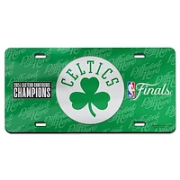 WinCraft Boston Celtics 2024 Eastern Conference Champions Laser Cut License Plate