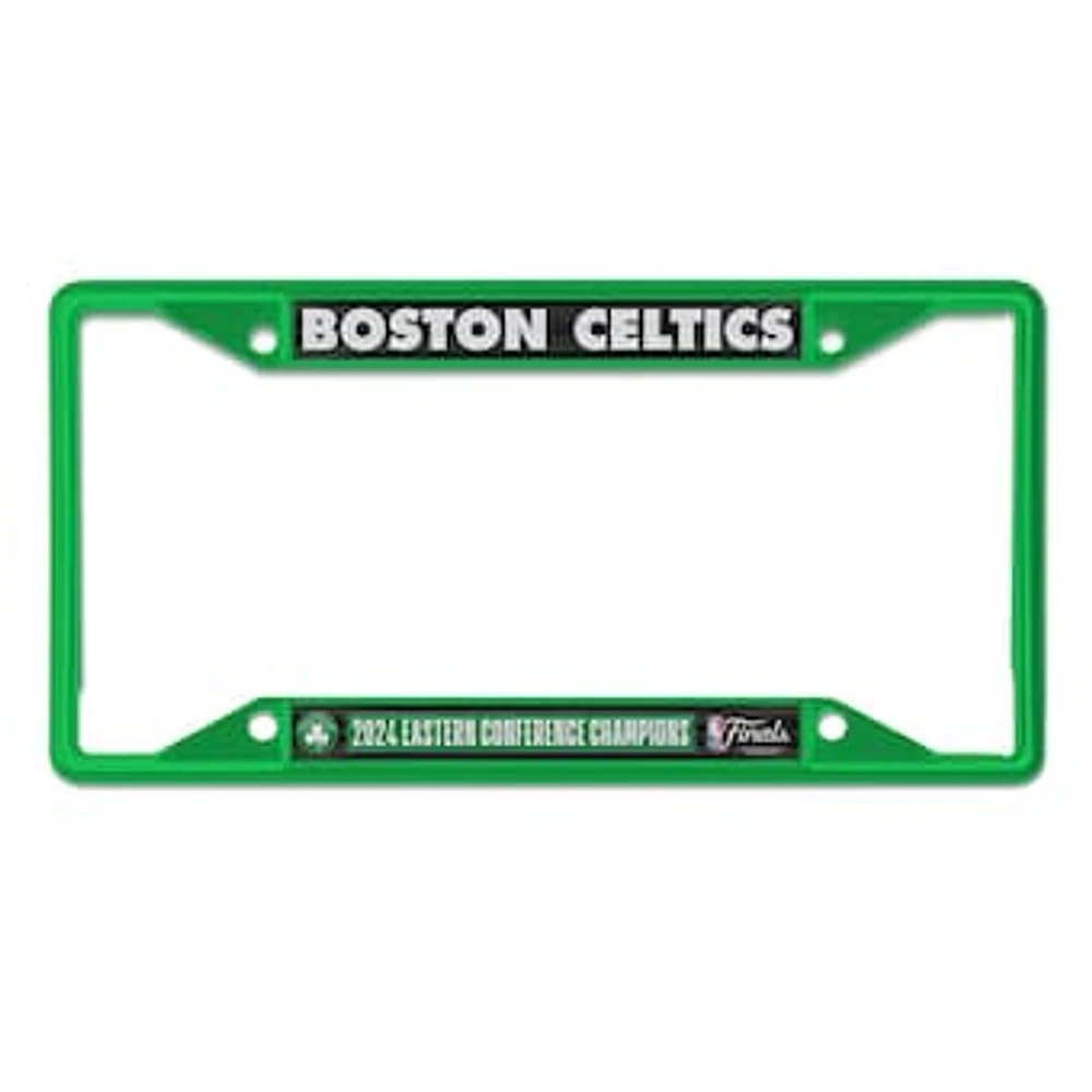 WinCraft Boston Celtics 2024 Eastern Conference Champions Laser Cut License Plate Frame