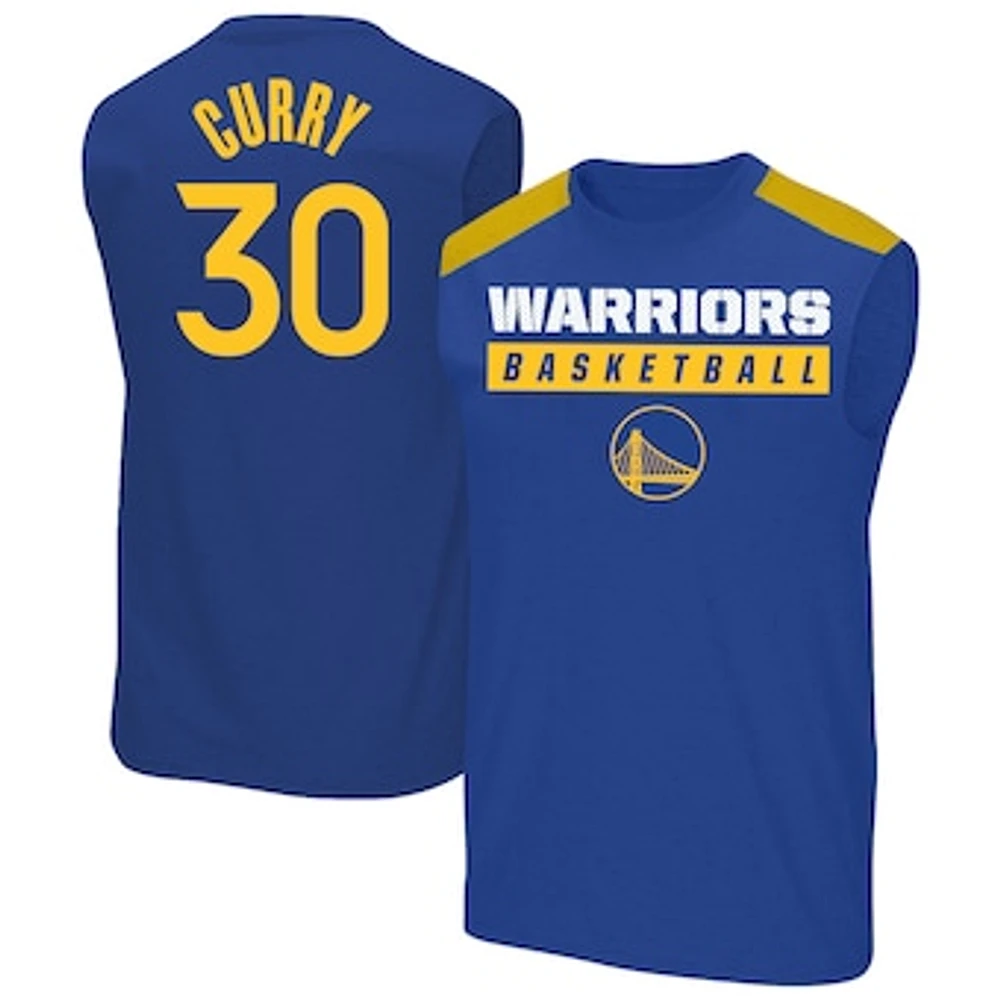 Men's Profile Stephen Curry Royal Golden State Warriors Big & Tall Player Muscle Tank