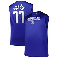 Men's Profile Luka Dončić Royal Dallas Mavericks Big & Tall Player Muscle Tank