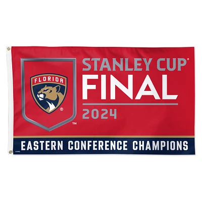 WinCraft Florida Panthers 2024 Eastern Conference Champions 3' x 5' Single-Sided Deluxe Flag