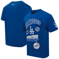 Men's Pro Standard Royal Los Angeles Dodgers Turn It Up Dropped Shoulder T-Shirt