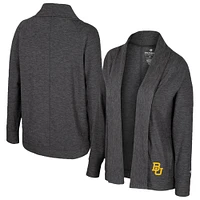 Women's Colosseum  Charcoal Baylor Bears Dash Cardigan