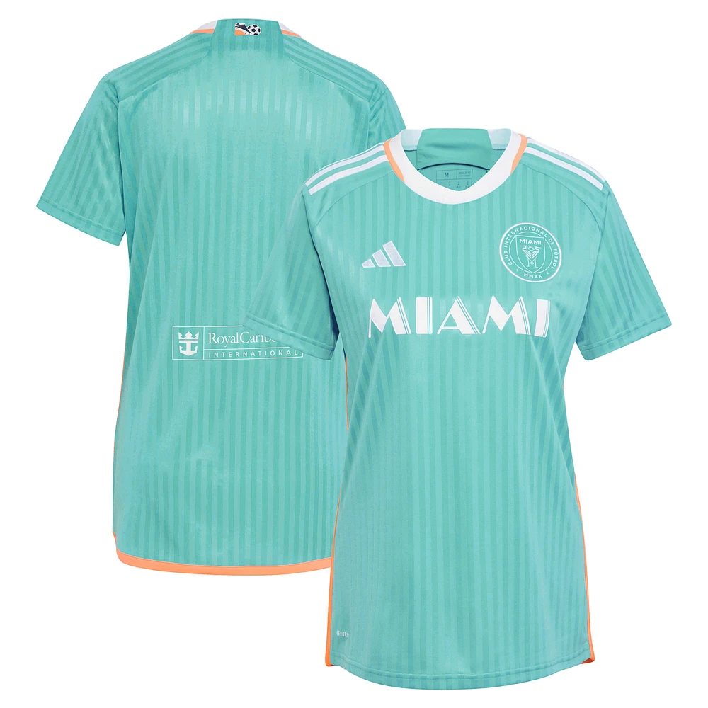 Women's adidas  Aqua Inter Miami CF 2024 Archive Replica Jersey