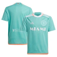 Youth adidas  Aqua Inter Miami CF 2024 Archive Replica Jersey