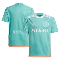 Youth adidas  Aqua Inter Miami CF 2024 Archive Replica Jersey