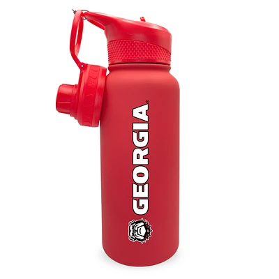 Georgia Bulldogs 34oz. Stainless Bottle with 2 Lids