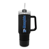 Memphis Tigers 40oz. Stainless Tumbler with Handle & Removable Straw