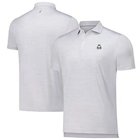 Men's johnnie-O Gray Boston Common Golf Huronn Solid Featherweight Performance Polo