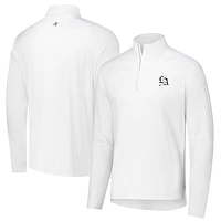 Men's johnnie-O White Los Angeles Golf Club Baird Performance Quarter-Zip Top