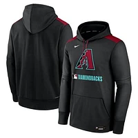 Men's Nike Arizona Diamondbacks Authentic Collection Performance Pullover Hoodie