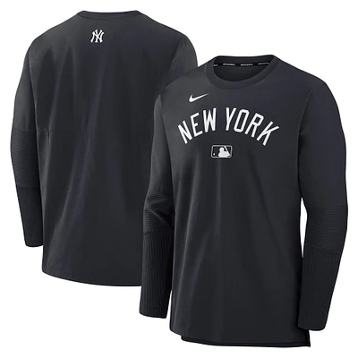 Men's Nike Navy/Navy New York Yankees Authentic Collection Player Lightweight Performance Long Sleeve Top