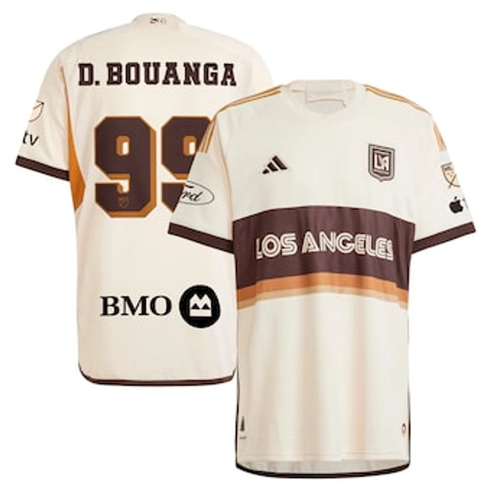 Men's adidas Denis Bouanga Tan LAFC 2024 Archive Authentic Jersey