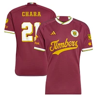 Men's adidas Diego Chara Red Portland Timbers 2024 Archive Authentic Jersey