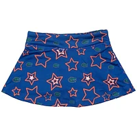 Girls Toddler ZooZatz Royal Florida Gators Star Flowy Skort