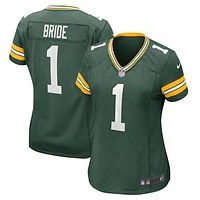 Women's Nike Number 1 Bride Green Bay Packers Game Jersey