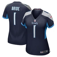 Women's Nike Number 1 Bride Navy Tennessee Titans Game Jersey