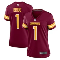 Women's Nike Number 1 Bride Burgundy Washington Commanders Game Jersey