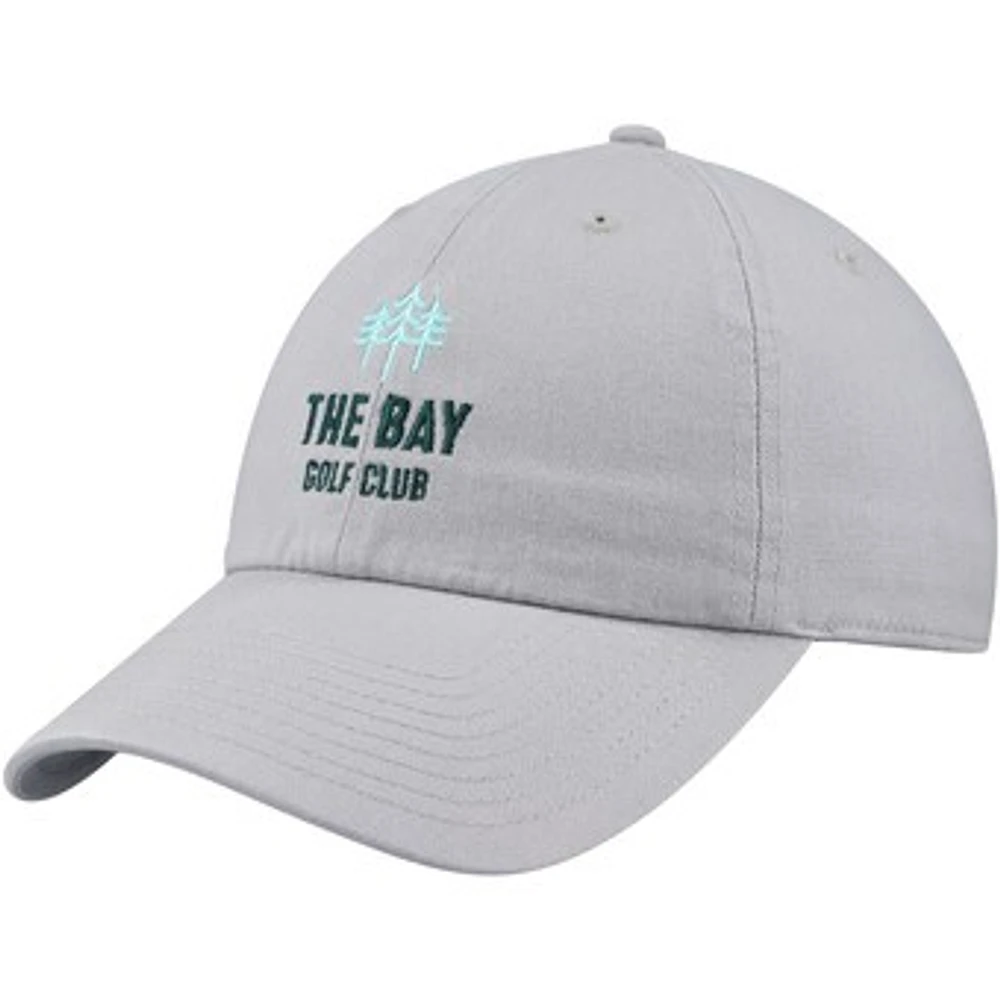 Men's Ahead Gray The Bay Golf Club Largo Adjustable Hat