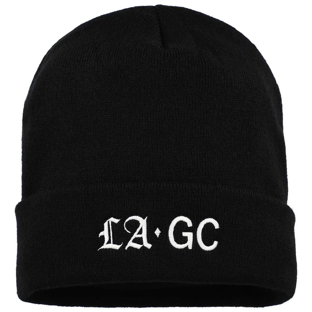 Men's Ahead Black Los Angeles Golf Club Newfoundland Cuffed Knit Hat