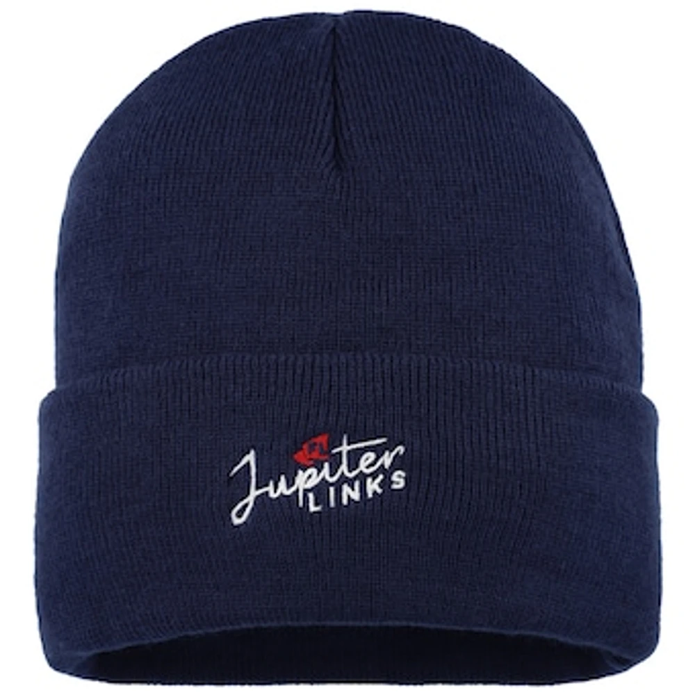 Men's Ahead Navy Jupiter Links Golf Club Newfoundland Cuffed Knit Hat