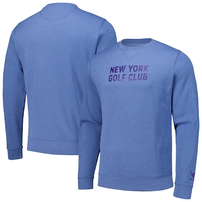 Men's Ahead Blue New York Golf Club Sand Lake Pullover Sweatshirt