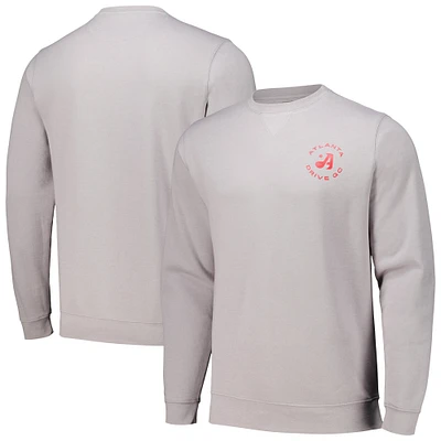 Men's Ahead Gray Atlanta Drive GC Sand Lake Pullover Sweatshirt