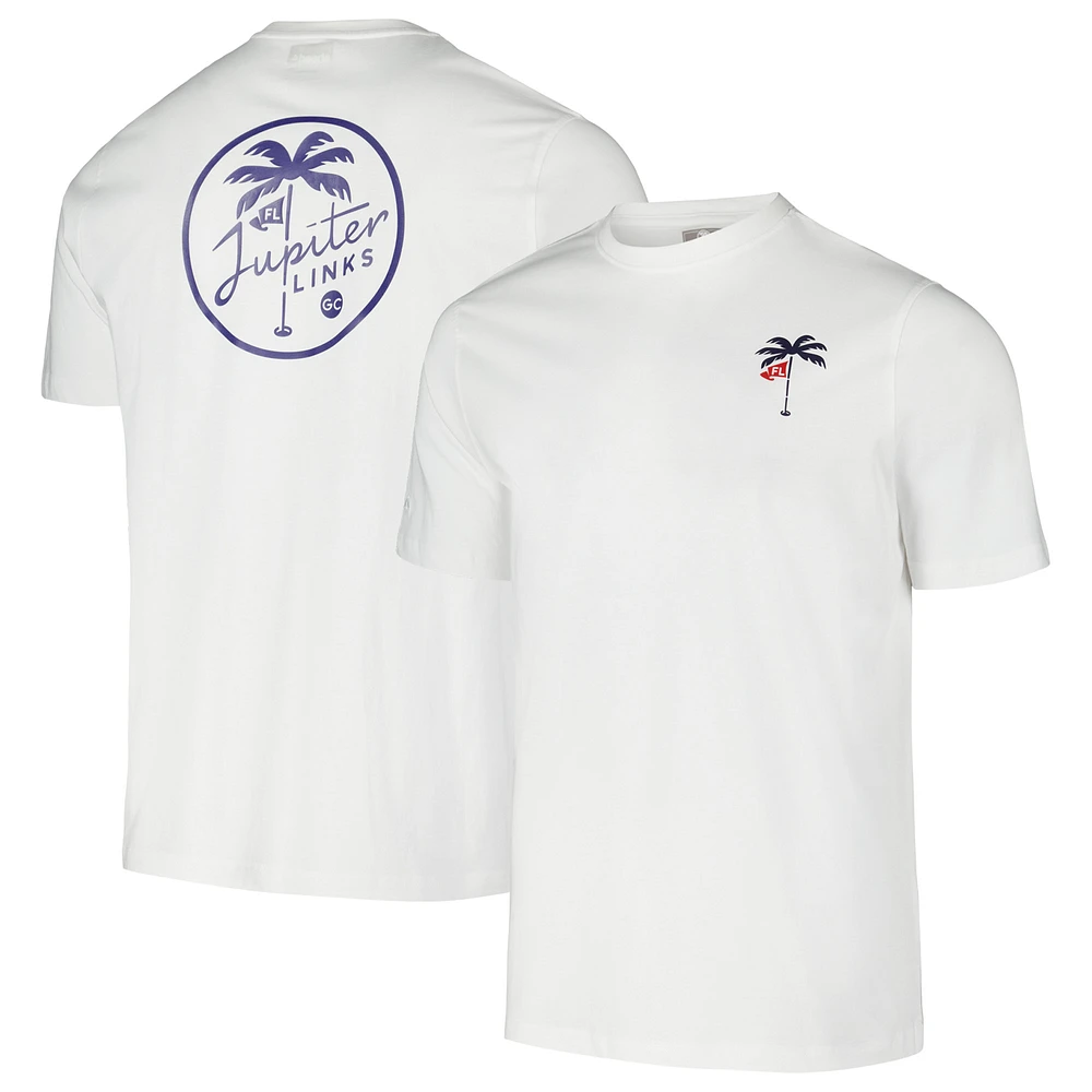 Men's Ahead White Jupiter Links Golf Club Pembrooke T-Shirt