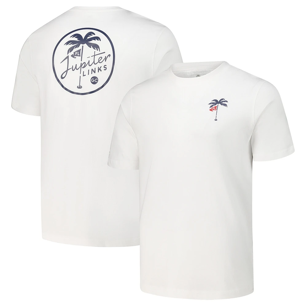 Men's Ahead White Jupiter Links Golf Club Pembrooke T-Shirt