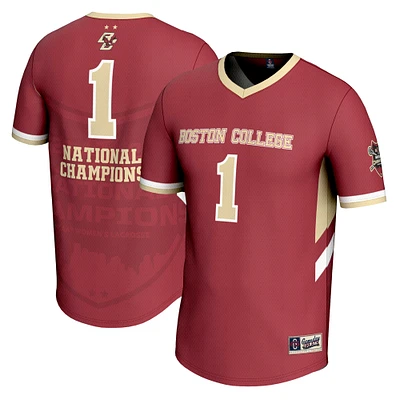 Unisex GameDay Greats  Maroon Boston College Eagles 2024 NCAA Women's Lacrosse National Champions Lightweight Fashion Jersey