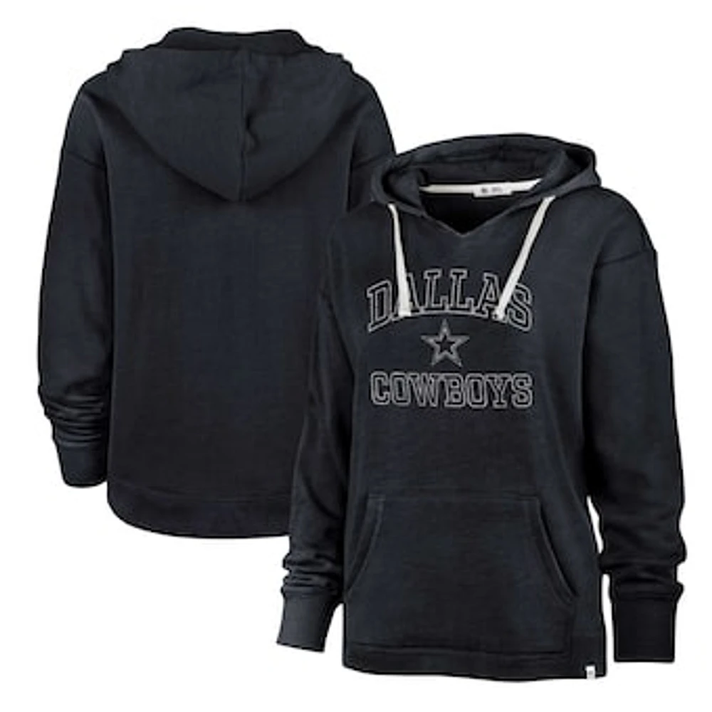 Women's '47 Navy Dallas Cowboys Clarity Kennedy Pullover Hoodie