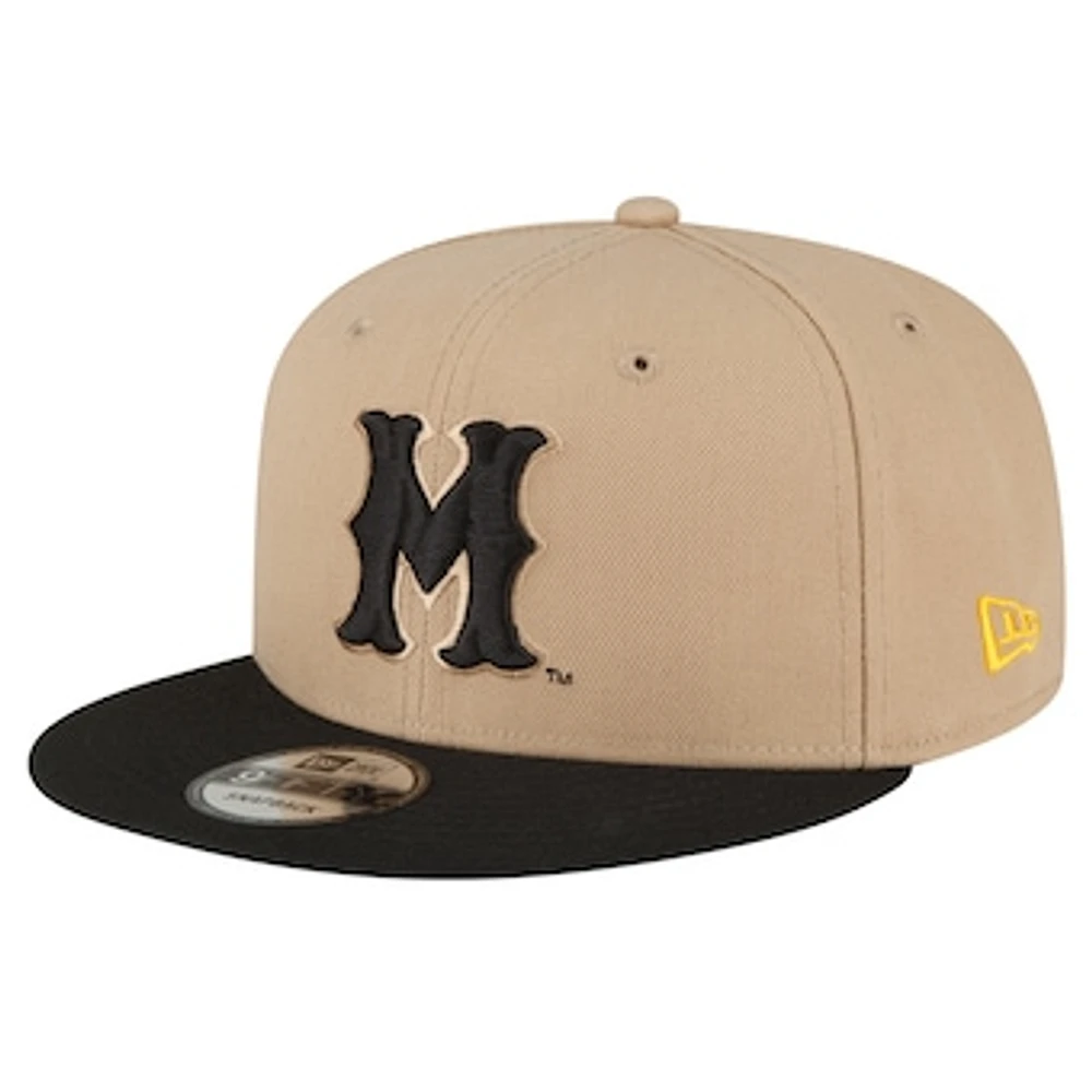 Men's New Era Tan Missouri Tigers Logo 9FIFTY Snapback Hat