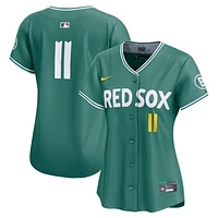 Women's Nike Rafael Devers Green Boston Red Sox 2025 City Connect Limited Jersey
