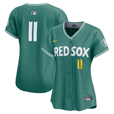 Women's Nike Rafael Devers Green Boston Red Sox 2025 City Connect Limited Jersey