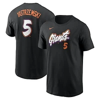 Men's Nike Mike Yastrzemski Anthracite San Francisco Giants 2025 City Connect Fuse Name & Number T-Shirt
