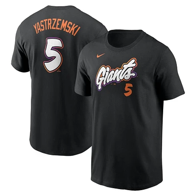 Men's Nike Mike Yastrzemski Anthracite San Francisco Giants 2025 City Connect Fuse Name & Number T-Shirt