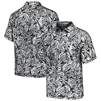 Men's Tommy Bahama Black Noah Gragson Sport Tropical Score IslandZone Polo