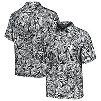 Men's Tommy Bahama Black NASCAR Sport Tropical Score IslandZone Polo