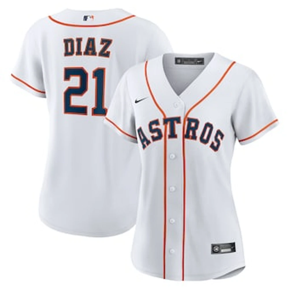 Women's Nike Yainer Diaz White Houston Astros Home Replica Jersey