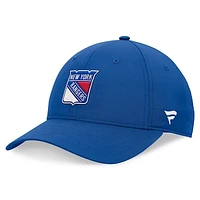 Men's Fanatics Blue New York Rangers Domestic 3D Patch Adjustable Hat