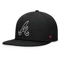 Men's Fanatics Black Atlanta Braves Walk-Off Bullpen Snapback Hat